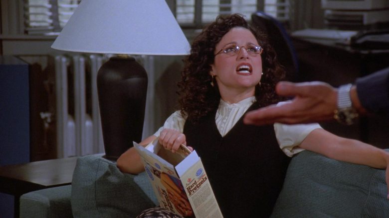 Bachman Hard Pretzels Enjoyed by Julia Louis-Dreyfus as Elaine Benes in Seinfeld Season 7 Episode 6 The Soup Nazi (4)
