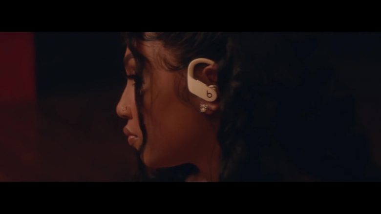 Beats by Dr. Dre Powerbeats3 Wireless White In-Ear Headphones Used by Queen Naija in Good Morning Text (2)