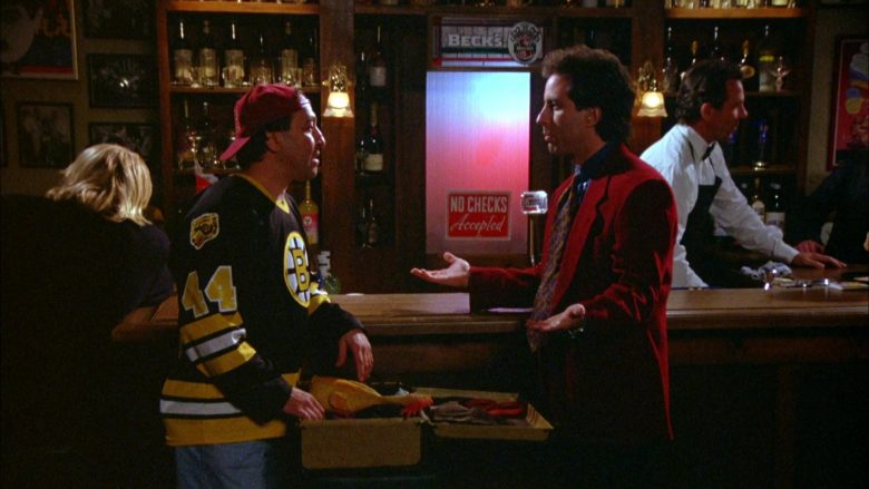 Beck’s Beer Poster in Seinfeld Season 5 Episode 20 The Fire (3)