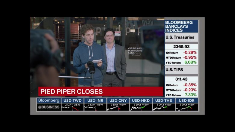 Bloomberg TV Channel in Silicon Valley Season 6 Episode 7 Exit Event (3)