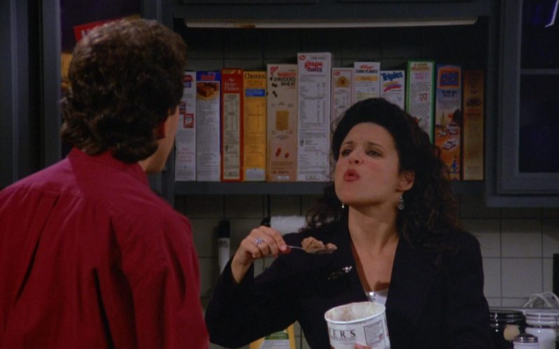Breyers Ice Cream Enjoyed by Julia Louis-Dreyfus as Elaine Benes in Seinfeld Season 5 Episode 4 (1)