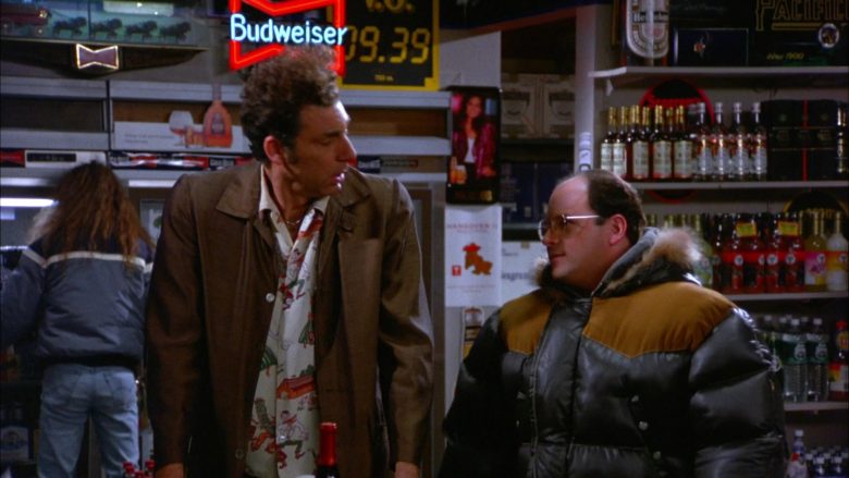 Budweiser Beer Neon Sign in Seinfeld Season 5 Episode 13 The Dinner Party (1)