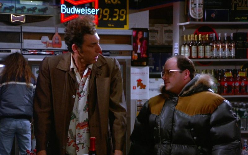 Budweiser Beer Neon Sign in Seinfeld Season 5 Episode 13 The Dinner Party (1)