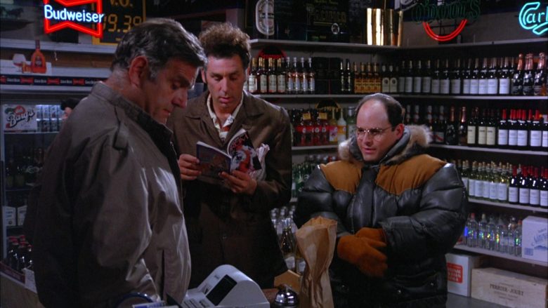 Budweiser Beer Neon Sign in Seinfeld Season 5 Episode 13 The Dinner Party (3)