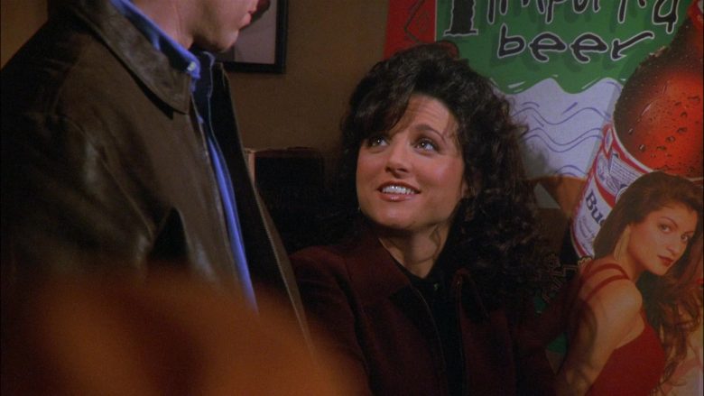 Budweiser Beer Poster in Seinfeld Season 8 Episode 11 The Little Jerry