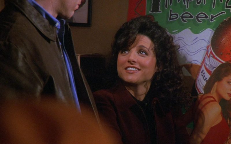 Budweiser Beer Poster in Seinfeld Season 8 Episode 11 The Little Jerry