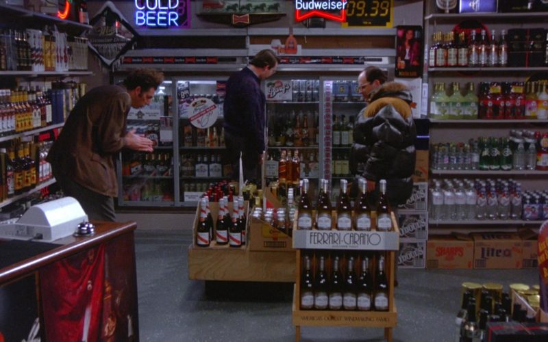 Budweiser, G.H. Mumm, Miller Lite, Ferrari-Carano in Seinfeld Season 5 Episode 13