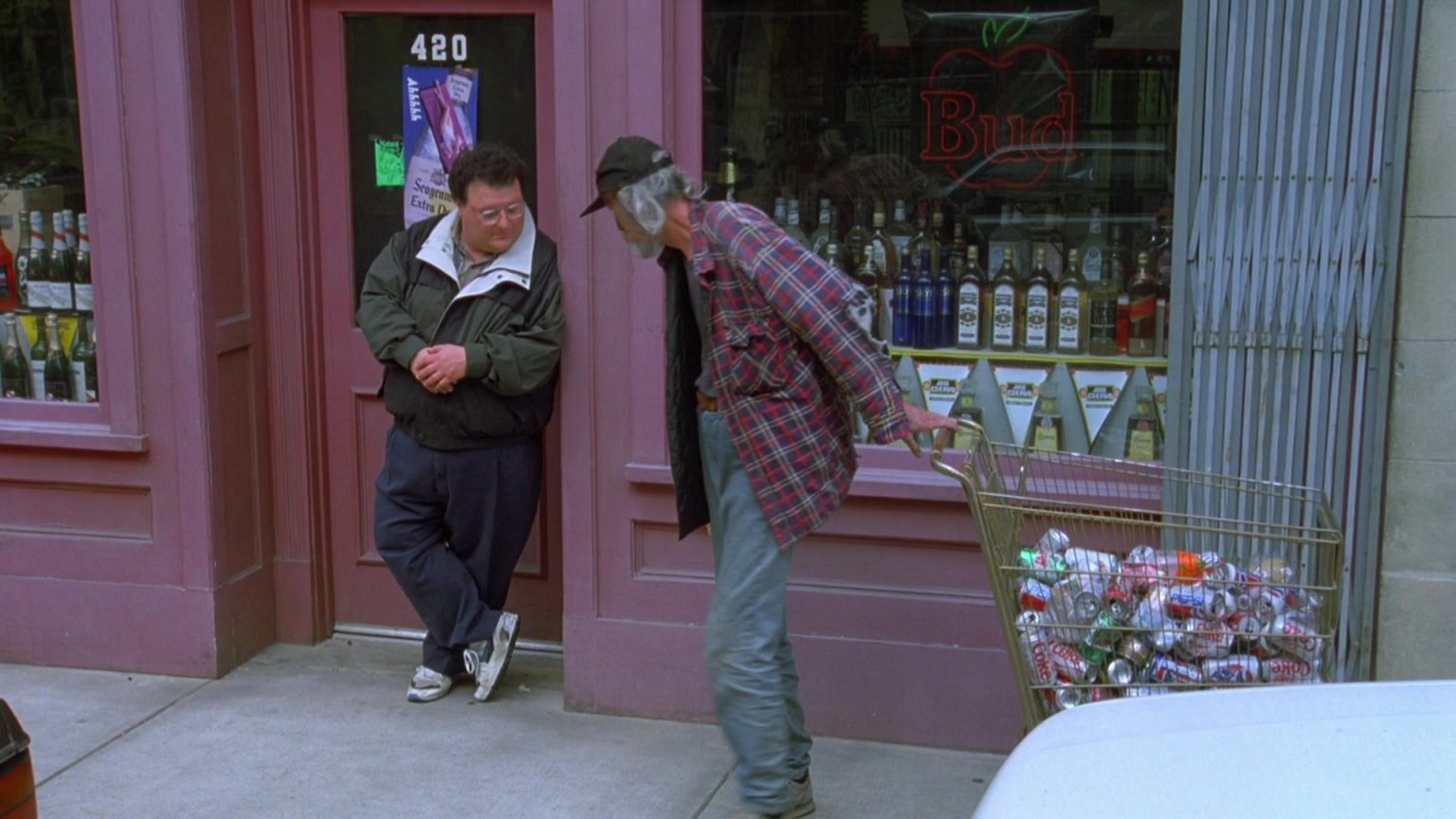Budweiser Sign And CocaCola And Pepsi Cans In Seinfeld Season 7
