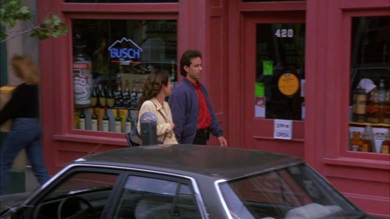 Busch Beer Neon Sign in Seinfeld Season 6 Episode 2 The Big Salad