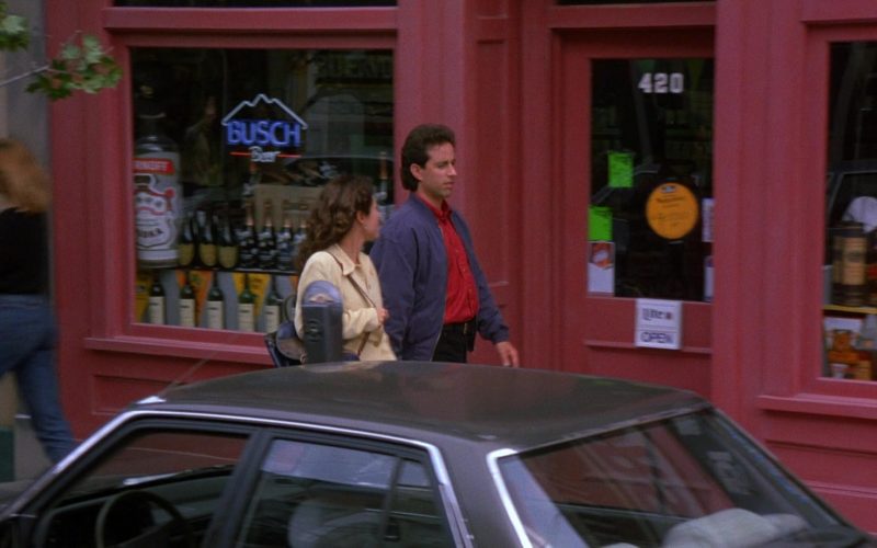 Busch Beer Neon Sign in Seinfeld Season 6 Episode 2 The Big Salad
