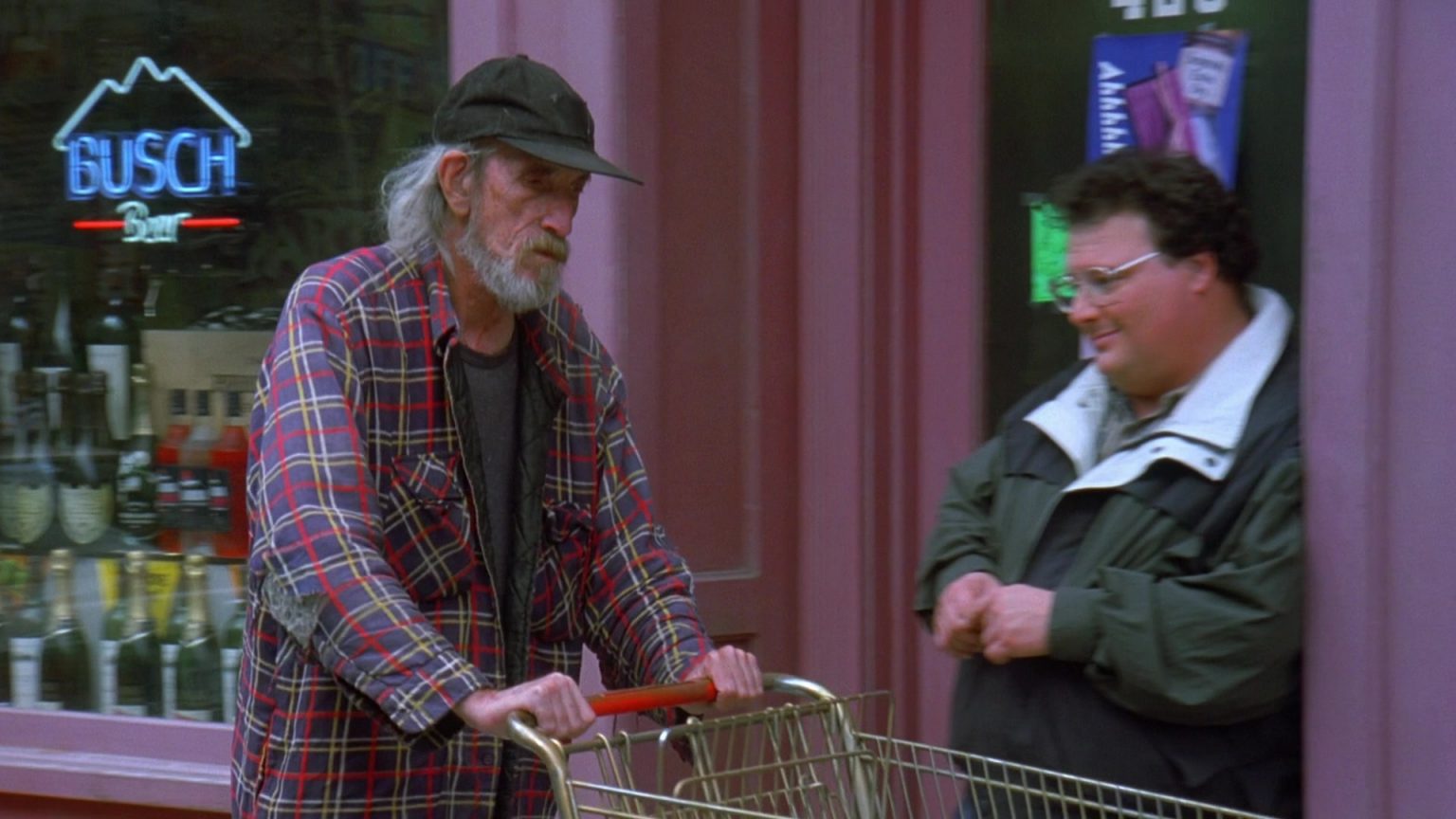 Busch Beer Neon Sign In Seinfeld Season 7 Episode 2122 "The Bottle Deposit" (1996)