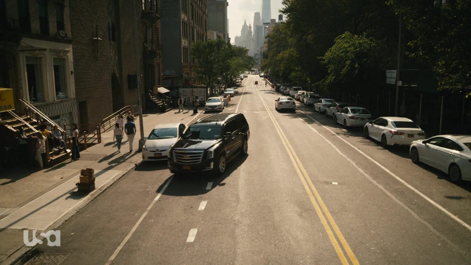 Cadillac Escalade Black Car Used By Rami Malek As Elliot Alderson In Mr 