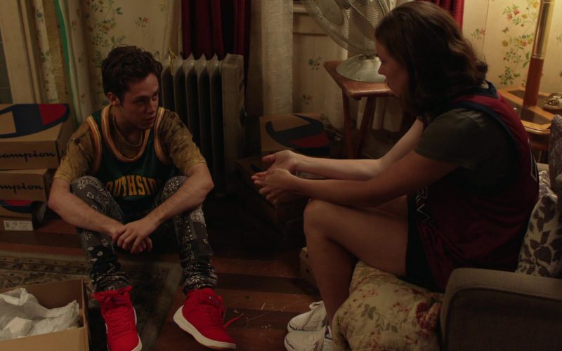 Champion Red Shoes For Men Worn by Ethan Cutkosky as Carl Gallagher in Shameless Season 10 Episode 5 Sparky
