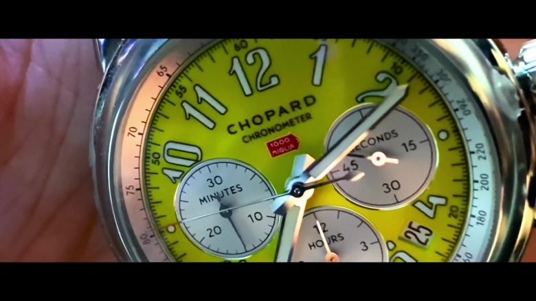 Chopard Chronometer Watch Used by Adria Arjona in 6 Underground Movie (1)