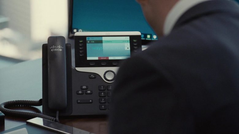 Cisco Phone Used by Jeremy Strong as Kendall Roy in Succession Season 1 Episode 3 Lifeboats (1)