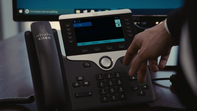 Cisco Phone Used by Jeremy Strong as Kendall Roy in Succession Season 1 Episode 3 Lifeboats (3)