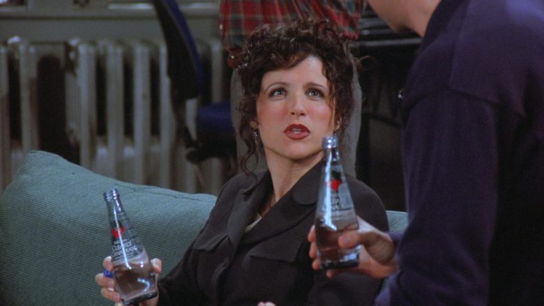Clearly Canadian Drink Enjoyed by Julia Louis-Dreyfus as Elaine Benes in Seinfeld Season 7 Episode 19 (1)