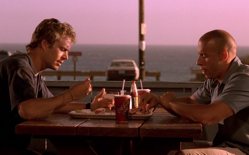 Coca-Cola Soda Enjoyed by Paul Walker & Vin Diesel in The Fast and the Furious (1)