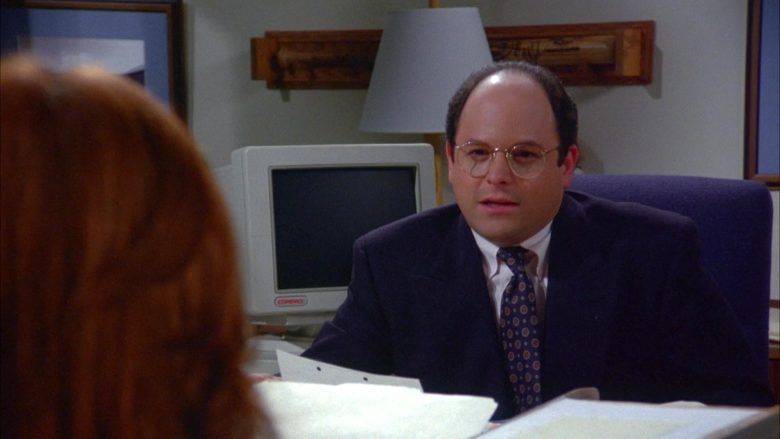 Compaq Computer Monitor Used by Jason Alexander as George Costanza in Seinfeld Season 6 Episode 9 The Secretary (1)