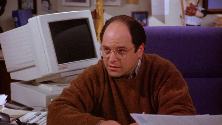 Compaq Monitor Used by Jason Alexander as George Costanza in Seinfeld Season 6 Episode 10 The Race (1)