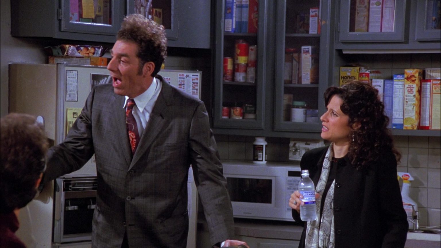 Dannon Water Enjoyed By Julia Louis-Dreyfus As Elaine Benes In Seinfeld ...