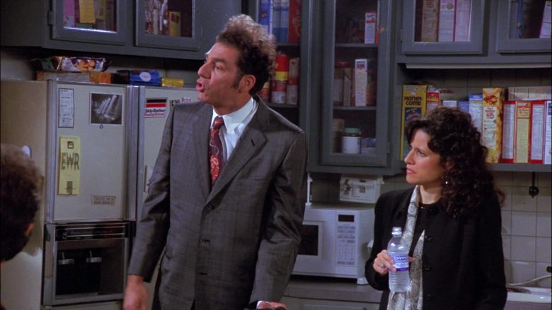 Dannon Water Enjoyed by Julia Louis-Dreyfus as Elaine Benes in Seinfeld Season 8 Episode 13 The Comeback (3)
