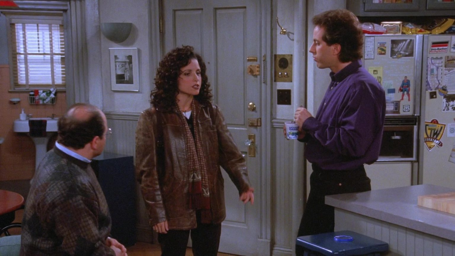 Dannon Yogurt Held By Jerry Seinfeld In Seinfeld Season 7 Episode 9