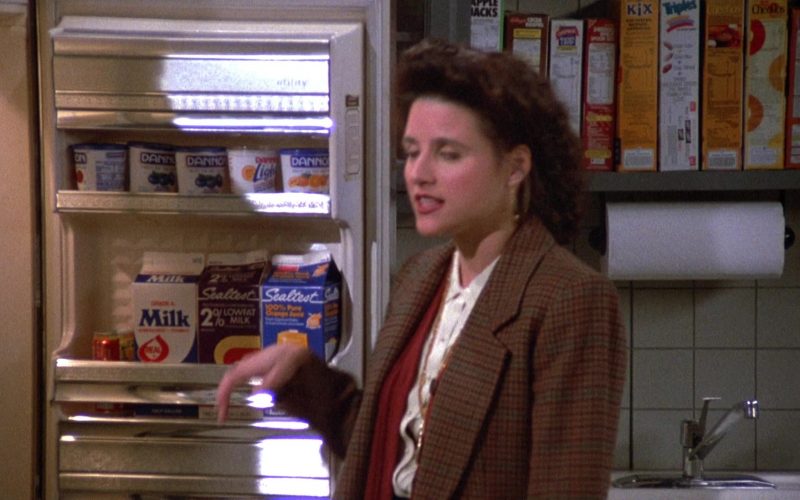 Dannon Yogurts, Sealtest Milk and Juice in Seinfeld Season 4 Episode 15 The Visa