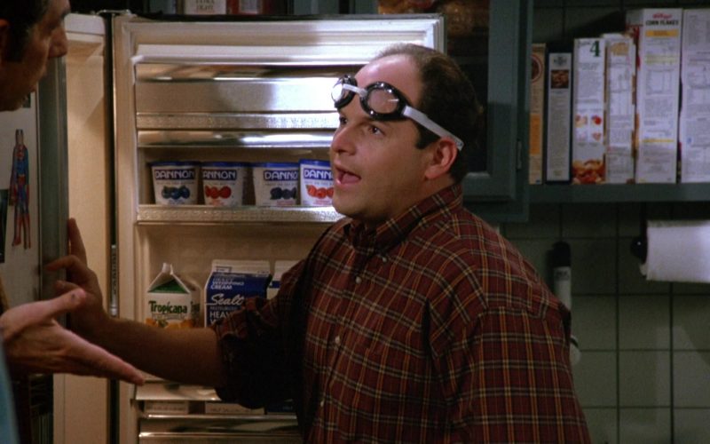 Dannon Yogurts, Tropicana Juice and Sealtest Milk in Seinfeld Season 5 Episode 3