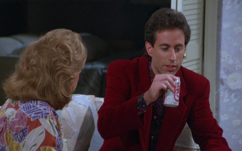 Diet Coke Can Held by Jerry Seinfeld in Seinfeld Season 3 Episode 3 The Pen