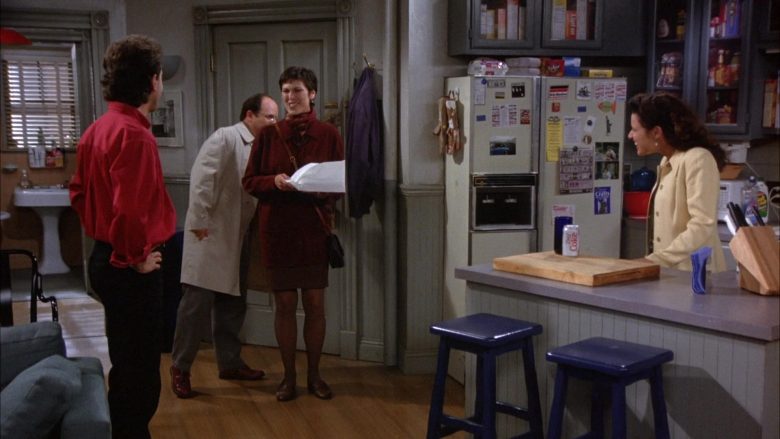 Diet Coke Can Held by Julia Louis-Dreyfus as Elaine Benes in Seinfeld Season 6 Episode 2 (3)