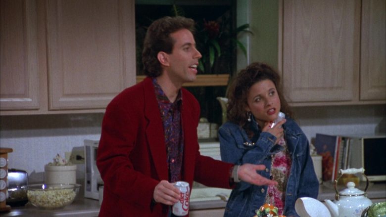 Diet Coke Enjoyed by Jerry Seinfeld & Julia Louis-Dreyfus as Elaine Benes in Seinfeld Season 3 Episode 3