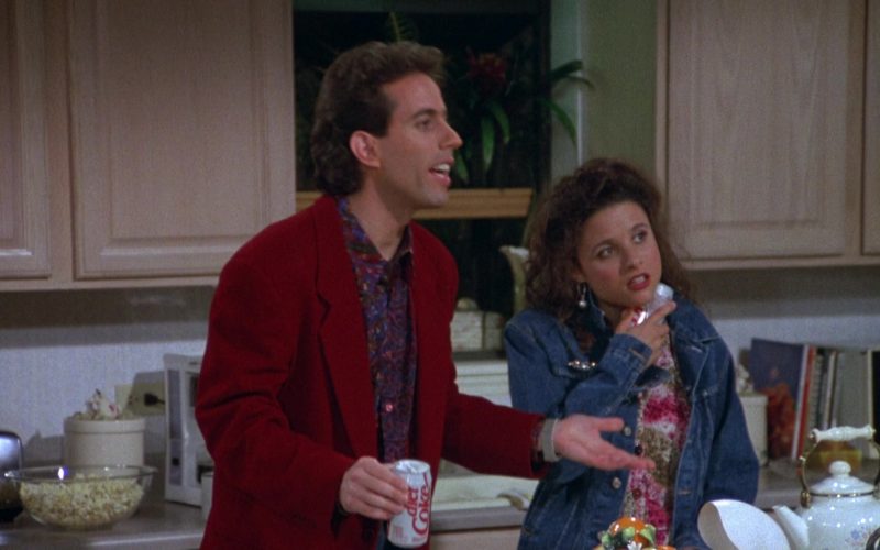 Diet Coke Enjoyed by Jerry Seinfeld & Julia Louis-Dreyfus as Elaine Benes in Seinfeld Season 3 Episode 3