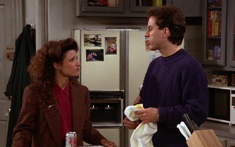 Diet Coke Enjoyed by Julia Louis-Dreyfus as Elaine Benes in Seinfeld Season 3 Episode 11 (1)
