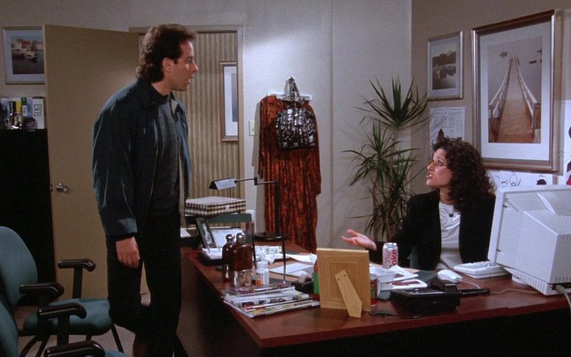 Diet Coke Enjoyed by Julia Louis-Dreyfus as Elaine Benes in Seinfeld Season 7 Episode 18 The Friars Club (1)