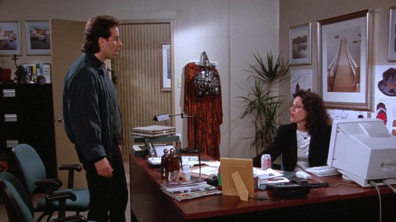 Diet Coke Enjoyed by Julia Louis-Dreyfus as Elaine Benes in Seinfeld Season 7 Episode 18 The Friars Club (2)