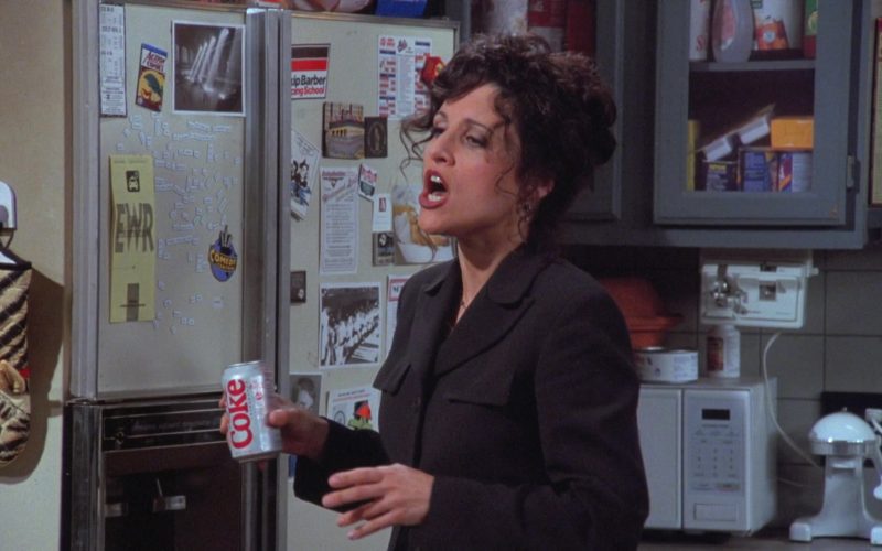 Diet Coke Enjoyed by Julia Louis-Dreyfus as Elaine Benes in Seinfeld Season 7 Episode 19 (1)