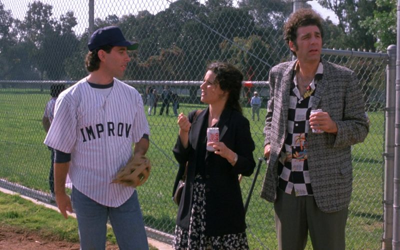 Diet Coke Soda Enjoyed by Julia Louis-Dreyfus as Elaine Benes in Seinfeld Season 6 Episode 24 (1)