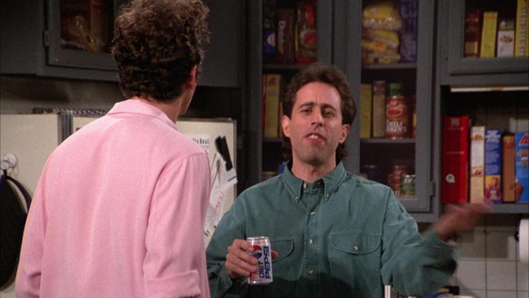 Diet Pepsi Soda Enjoyed By Jerry Seinfeld In Seinfeld Season 3 Episode ...