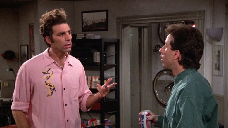 Diet Pepsi Soda Enjoyed by Jerry Seinfeld in Seinfeld Season 3 Episode 14 (3)