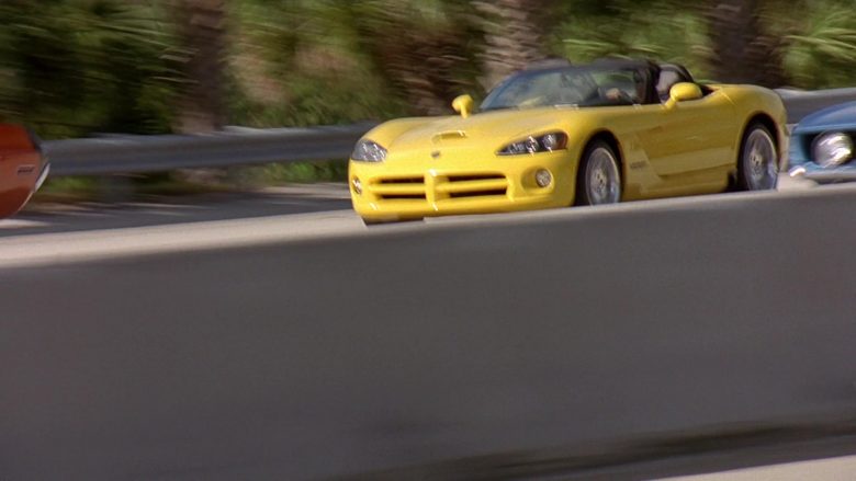 Dodge Viper SRT-10 Convertible Yellow Sports Car in 2 Fast 2 Furious (4)