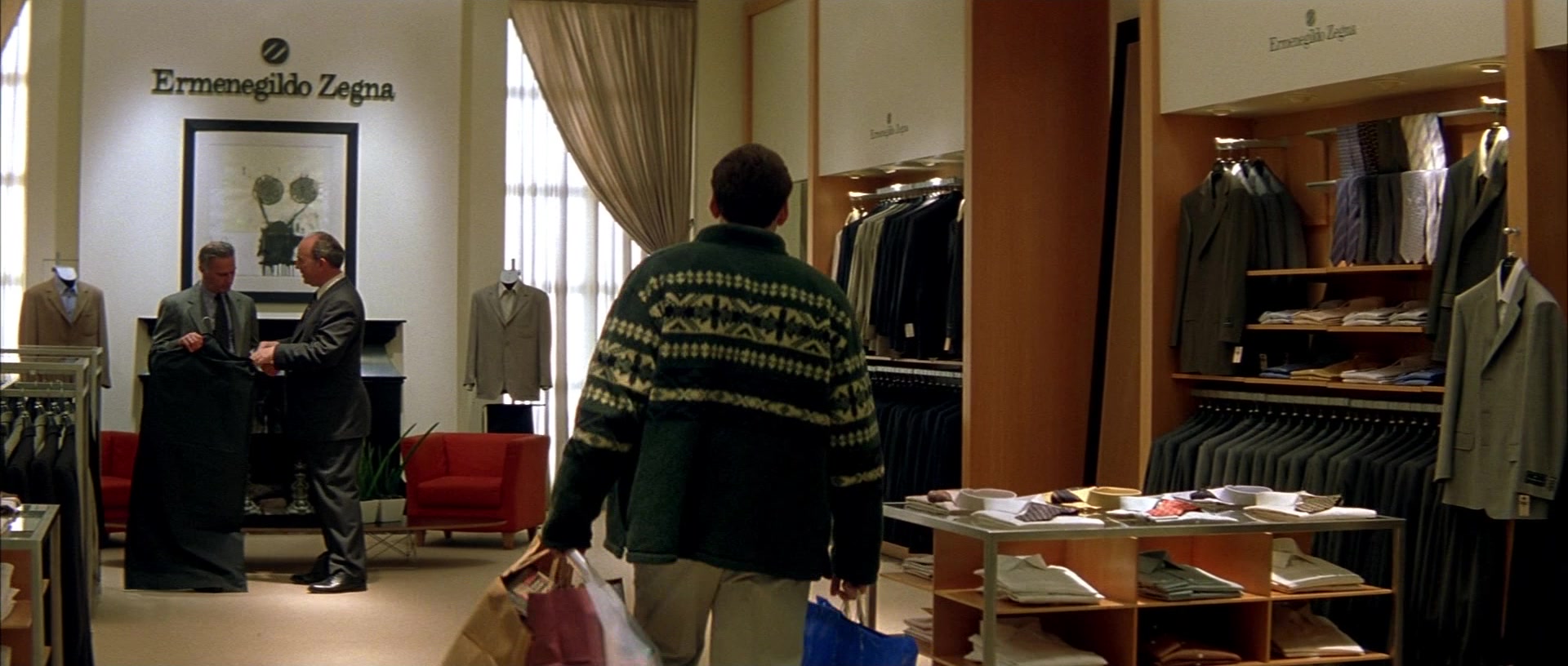 Ermenegildo Zegna Men's Clothing Store In The Family Man (2000)