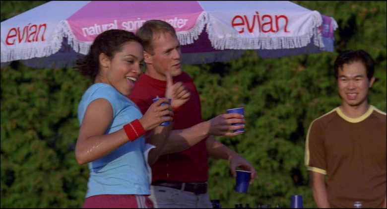 Evian Natural Spring Water Umbrella in Josie and the Pussycats