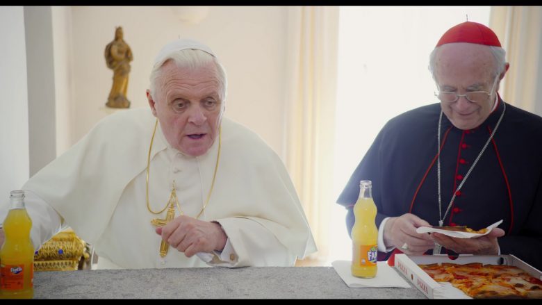 Fanta Orange Soda Enjoyed by Jonathan Pryce & Anthony Hopkins in The Two Popes (3)