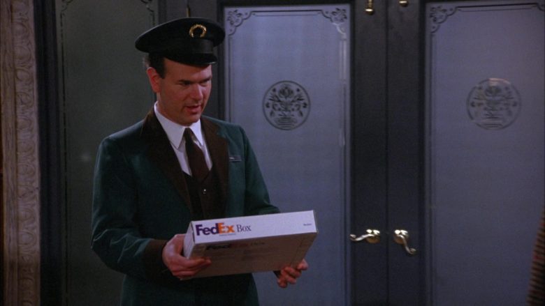 FedEx in Seinfeld Season 6 Episode 18 The Doorman (5)