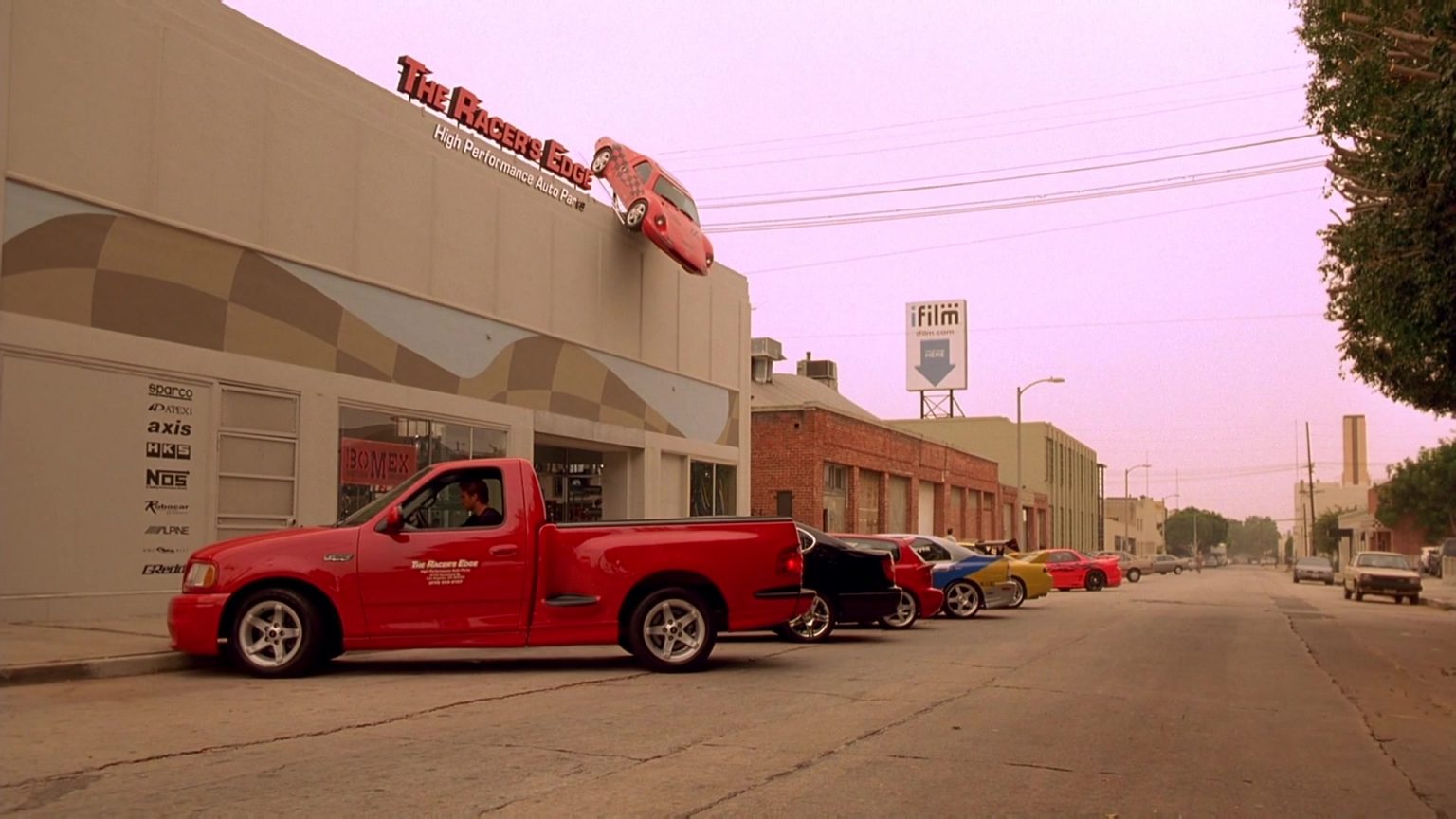 Ford F150 SVT Lightning Red Car In The Fast And The Furious (2001)