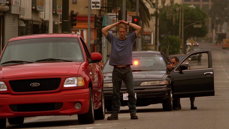 Ford F-150 SVT Lightning Red Car in The Fast and the Furious (5)