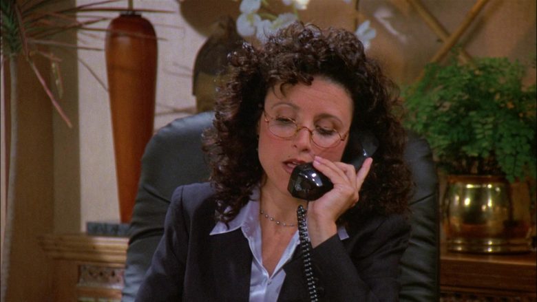 GE Telephone Used by Julia Louis-Dreyfus as Elaine Benes in Seinfeld Season 8 Episode 4 The Little Kicks