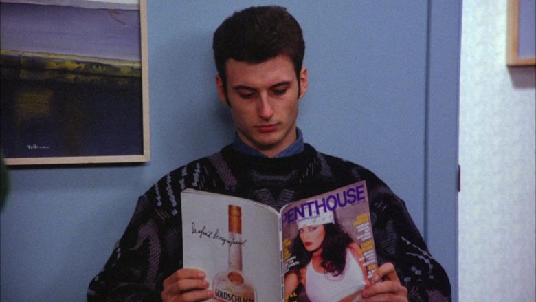 Goldschläger Liqueur and Penthouse Magazine in Seinfeld Season 6 Episode 19