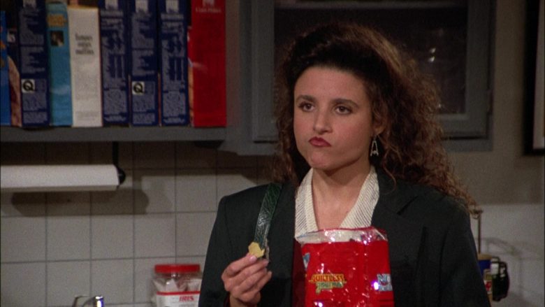 Guiltless Gourmet Chips Enjoyed by Julia Louis-Dreyfus as Elaine Benes in Seinfeld Season 3 Episode 15 (1)